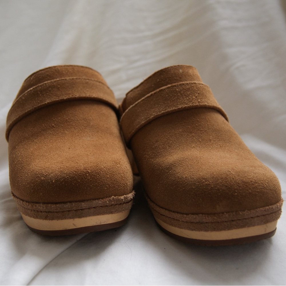 Croc Triple Comfort Brown Suede Clog Mules